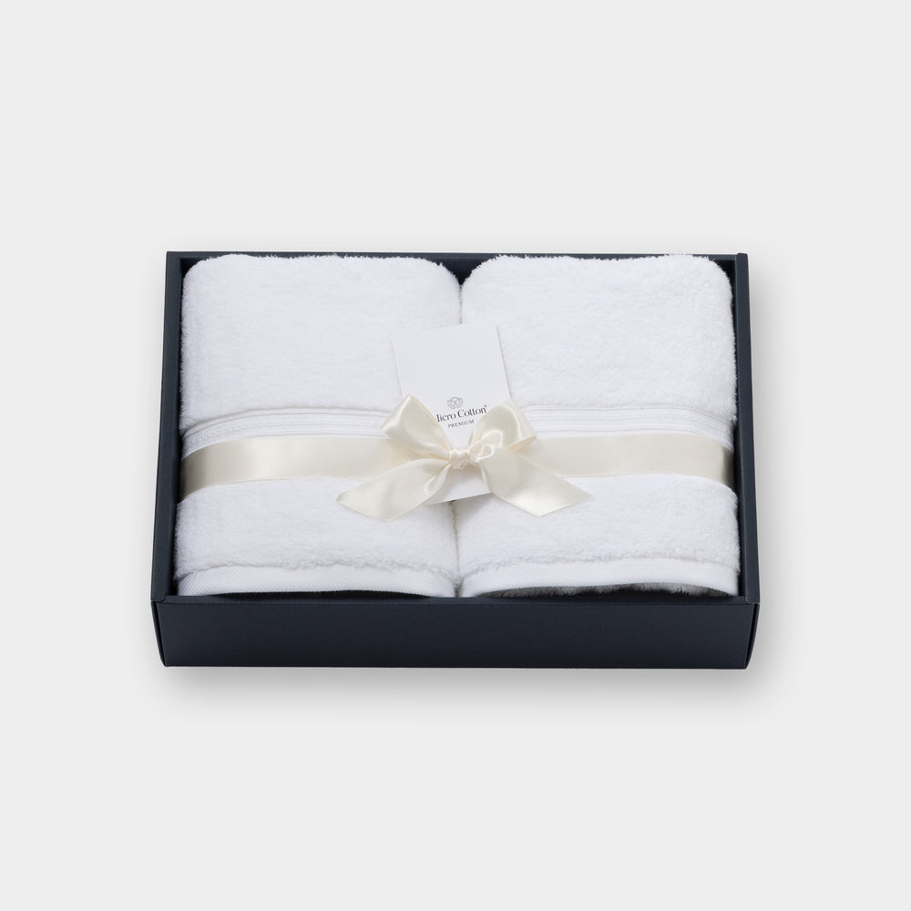 Micro Cotton プレミアムギフトセット（フェイスタオル2枚）